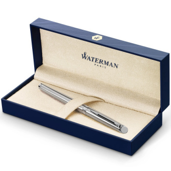 Ручка перьев. Waterman Hemisphere (CWS0920410) Steel CT F сталь нержавеющая подар.кор. - купить недорого с доставкой в интернет-магазине