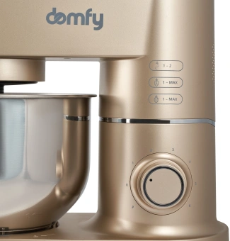Миксер планетарный Domfy DSC-KM301 1200Вт золотистый - купить недорого с доставкой в интернет-магазине