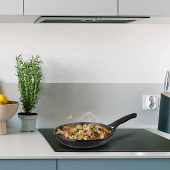 Сковорода Rondell Escurion RDA-867 круглая 24см покрытие: Xylan Plus ручка съемная (без крышки) черный - купить недорого с доставкой в интернет-магазине