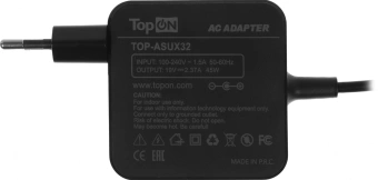 Блок питания TopON TOP-ASUX32 45W 19V-19V 2.37A от бытовой электросети - купить недорого с доставкой в интернет-магазине