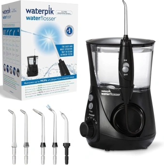 Ирригатор Waterpik WF-662 7насад. черный - купить недорого с доставкой в интернет-магазине