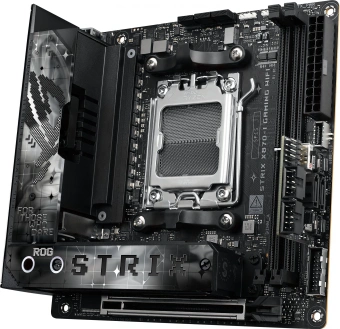 Материнская плата Asus ROG STRIX X870-I GAMING WIFI SocketAM5 AMD X870 2xDDR5 mini-ITX AC`97 8ch(7.1) 2.5Gg RAID+HDMI - купить недорого с доставкой в интернет-магазине