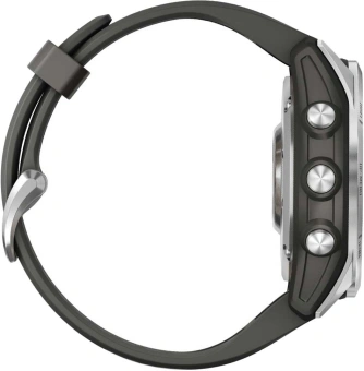 Смарт-часы Garmin Fenix 7S 1.2" корп.серый рем.черный (010-02539-01) - купить недорого с доставкой в интернет-магазине