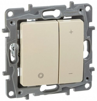Диммер Legrand Etika скрыт. кноп. IP20 слоновая кость (672318) - купить недорого с доставкой в интернет-магазине