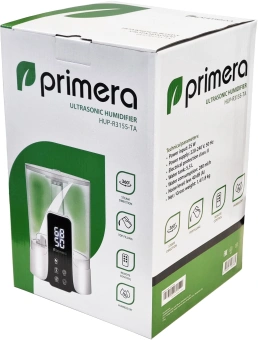 Увлажнитель воздуха Primera HUP-R3155-TA 25Вт (ультразвуковой) белый/черный - купить недорого с доставкой в интернет-магазине