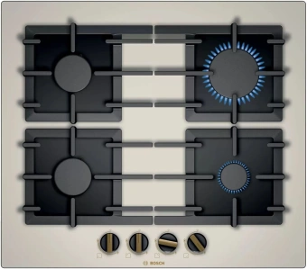 Газовая варочная поверхность Bosch PPP6B1B90R жемчужный - купить недорого с доставкой в интернет-магазине