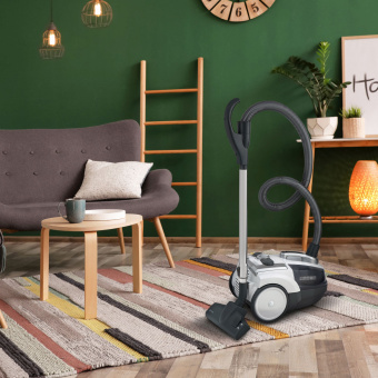 Пылесос Vitek VT-1833 PR 1800Вт жемчужный/синий - купить недорого с доставкой в интернет-магазине