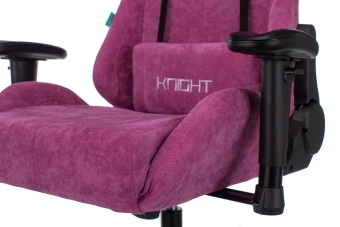 Кресло игровое Zombie VIKING KNIGHT Fabric малиновый Light-15 с подголов. крестов. металл - купить недорого с доставкой в интернет-магазине