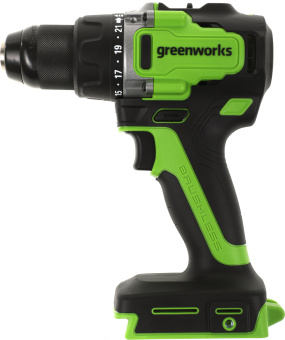 Дрель-шуруповерт Greenworks GD24DD90 аккум. патрон:быстрозажимной (3707507) - купить недорого с доставкой в интернет-магазине