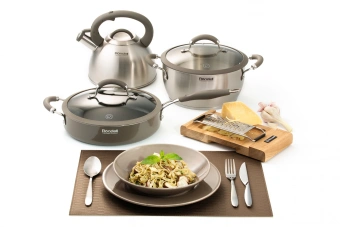 Кастрюля Rondell Balance RDS-754 2.8л. d=20см (с крышкой) стальной - купить недорого с доставкой в интернет-магазине