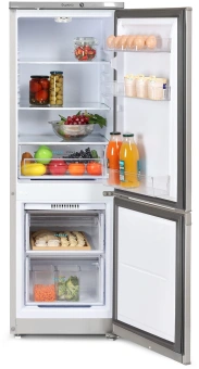 Холодильник Бирюса Б-M418 2-хкамерн. серебристый - цена, купить или заказать с доставкой в интернет-магазине Холодильник Бирюса Б-M418 2-хкамерн. серебристый - купить недорого с доставкой в интернет-магазине