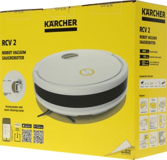 Пылесос-робот Karcher RCV 2 белый/черный - купить недорого с доставкой в интернет-магазине