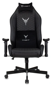 Кресло игровое Knight Neon черный соты экокожа с подголов. крестов. металл - купить недорого с доставкой в интернет-магазине