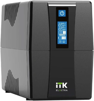 Источник бесперебойного питания ITK Electra EET-1000VA-1-002-S 600Вт 1000ВА черный - купить недорого с доставкой в интернет-магазине