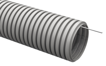 Труба гофр. гибкая ПВХ IEK CTG20-50-K41-015I внеш.D=50мм с протяжкой 15м сер. - купить недорого с доставкой в интернет-магазине