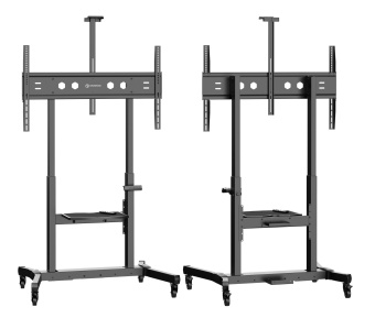 Стойка для телевизора Onkron TS1991 eLift черный 50"-100" макс.120кг напольный наклон - купить недорого с доставкой в интернет-магазине