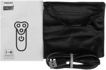 Бритва роторная Philips S3242/12 реж.эл.:3 питан.:аккум. черный/серебристый - купить недорого с доставкой в интернет-магазине