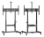 Стойка для телевизора Onkron TS1991 eLift черный 50"-100" макс.120кг напольный наклон - купить недорого с доставкой в интернет-магазине