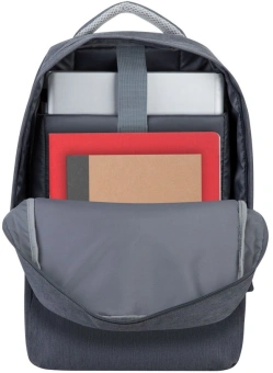 Рюкзак для ноутбука 15.6" Riva 7562 темно-серый полиэстер - купить недорого с доставкой в интернет-магазине