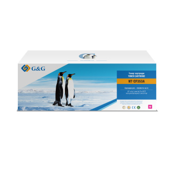 Картридж лазерный G&G GG-CF353A пурпурный (1000стр.) для HP CLJ Pro MFP M176/M176FN/M177/M177FW - купить недорого с доставкой в интернет-магазине