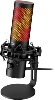 Микрофон проводной HyperX QuadCast 2 S 3м черный - купить недорого с доставкой в интернет-магазине