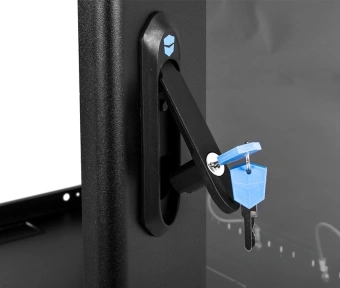 Шкаф коммутационный ЦМО (ШРН-12.350-9005) настенный 12U 600x359мм пер.дв.стекл 200кг черный 300мм 180град. - купить недорого с доставкой в интернет-магазине