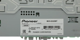Автомагнитола Pioneer MVH-S325BT 1DIN 4x50Вт 1 ПДУ RDS - купить недорого с доставкой в интернет-магазине