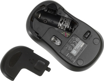 Мышь Logitech M185 серый/черный оптическая (1000dpi) беспроводная USB1.1 для ноутбука (2but) - купить недорого с доставкой в интернет-магазине