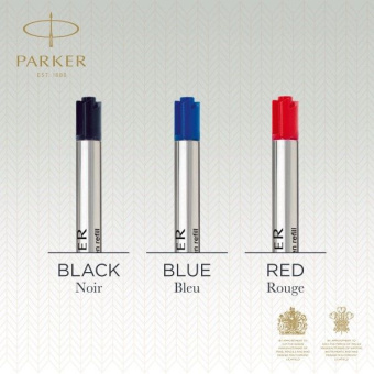 Стержень шариковый Parker QuinkFlow Z08 (1950368) F 0.8мм синие чернила блистер - купить недорого с доставкой в интернет-магазине