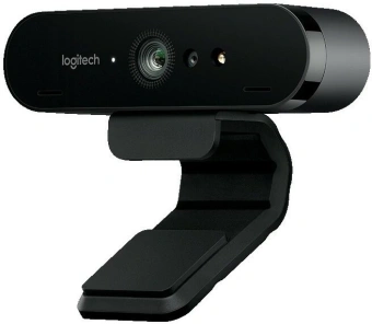 Камера Web Logitech Brio черный 13Mpix (4096x2160) USB3.0 с микрофоном (960-001107) - купить недорого с доставкой в интернет-магазине