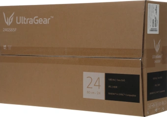 Монитор LG 23.8" UltraGear 24GS65F-B черный IPS LED 16:9 HDMI матовая HAS 300cd 178гр/178гр 1920x1080 180Hz G-Sync FreeSync DP FHD 5.4кг - купить недорого с доставкой в интернет-магазине