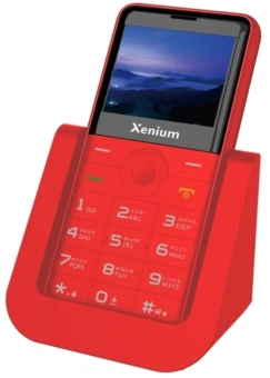 Мобильный телефон Xenium X700 красный моноблок 2Sim 2.31" 240x320 Nucleus 0.3Mpix GSM900/1800 MP3 FM microSD max32Gb - купить недорого с доставкой в интернет-магазине