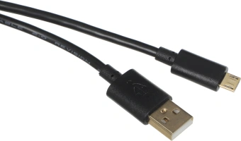 Кабель 2A Square Connector USB (m)-micro USB (m) 0.75м черный - купить недорого с доставкой в интернет-магазине