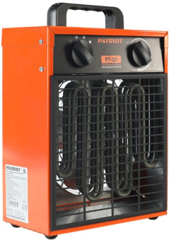 Тепловая пушка электрическая Patriot PTQ 5 оранжевый/черный - купить недорого с доставкой в интернет-магазине