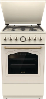 Плита Газовая Gorenje GGI5BCLI бежевый (металлическая крышка) реш.чугун - купить недорого с доставкой в интернет-магазине