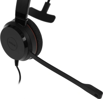 Наушники с микрофоном Jabra Evolve 20 MS Mono черный 1.2м накладные USB оголовье (4993-823-109) - купить недорого с доставкой в интернет-магазине