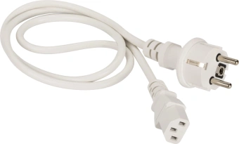 Шнур питания Lanmaster LAN-PP13/SH-1.0-WH C13-Schuko проводник.:3x0.75мм2 1м 220В 10А белый - купить недорого с доставкой в интернет-магазине