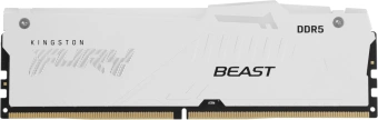 Память DDR5 32GB 5600MHz Kingston KF556C36BWEA-32 Fury Beast White Expo RGB RTL Gaming PC5-44800 CL36 DIMM 288-pin 1.25В kit single rank с радиатором Ret - купить недорого с доставкой в интернет-магазине