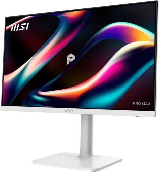 Монитор MSI 23.8" Pro Max MAX 241PHW E14 белый IPS LED 16:9 HDMI M/M матовая HAS Piv 1500:1 300cd 178гр/178гр 1920x1080 144Hz DP FHD USB 5.35кг - купить недорого с доставкой в интернет-магазине