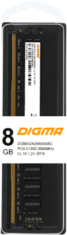 Память DDR4 8Gb 2666MHz Digma DGMAD42666008D RTL PC4-21300 CL19 DIMM 288-pin 1.2В dual rank - купить недорого с доставкой в интернет-магазине