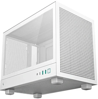 Корпус Deepcool CH160 белый без БП miniITX 7x120mm 1xUSB3.0 audio bott PSU - купить недорого с доставкой в интернет-магазине