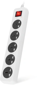 Сетевой фильтр Buro 500UNH-1.8-WG 1.8м (5 розеток) белый/серый (коробка) - купить недорого с доставкой в интернет-магазине