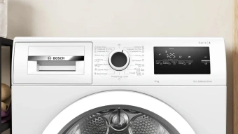 Сушильная машина Bosch Serie 4 WTN86211ME пан.англ. кл.энер.:A+++ макс.загр.:8кг белый - купить недорого с доставкой в интернет-магазине