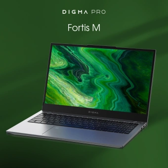 Ноутбук Digma Pro Fortis M Core i5 1235U 16Gb SSD512Gb Intel Iris Xe graphics 15.6" IPS FHD (1920x1080) Windows 11 Professional grey WiFi BT Cam 4250mAh (DN15P5-ADXW05) - купить недорого с доставкой в интернет-магазине