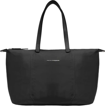 Сумка женская Piquadro Lyra BD4870W92T/N черная натур.кожа/ткань - купить недорого с доставкой в интернет-магазине