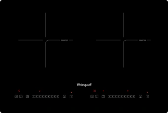 Индукционная варочная поверхность Weissgauff HI 412 H черный - купить недорого с доставкой в интернет-магазине