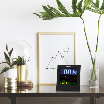 Погодная станция Vitek VT-6411 черный - купить недорого с доставкой в интернет-магазине