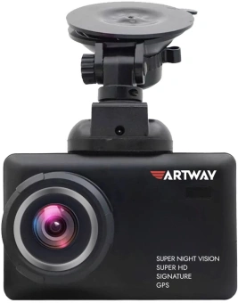Видеорегистратор с радар-детектором Artway MD-110 GPS черный - купить недорого с доставкой в интернет-магазине