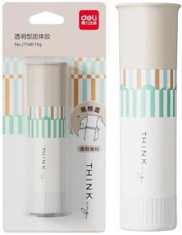 Клей-карандаш Deli JT148 15гр блистер - купить недорого с доставкой в интернет-магазине