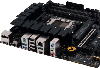 Материнская плата Asus TUF GAMING B650M-E SocketAM5 AMD B650 4xDDR5 mATX AC`97 8ch(7.1) 2.5Gg RAID+HDMI+DP - купить недорого с доставкой в интернет-магазине